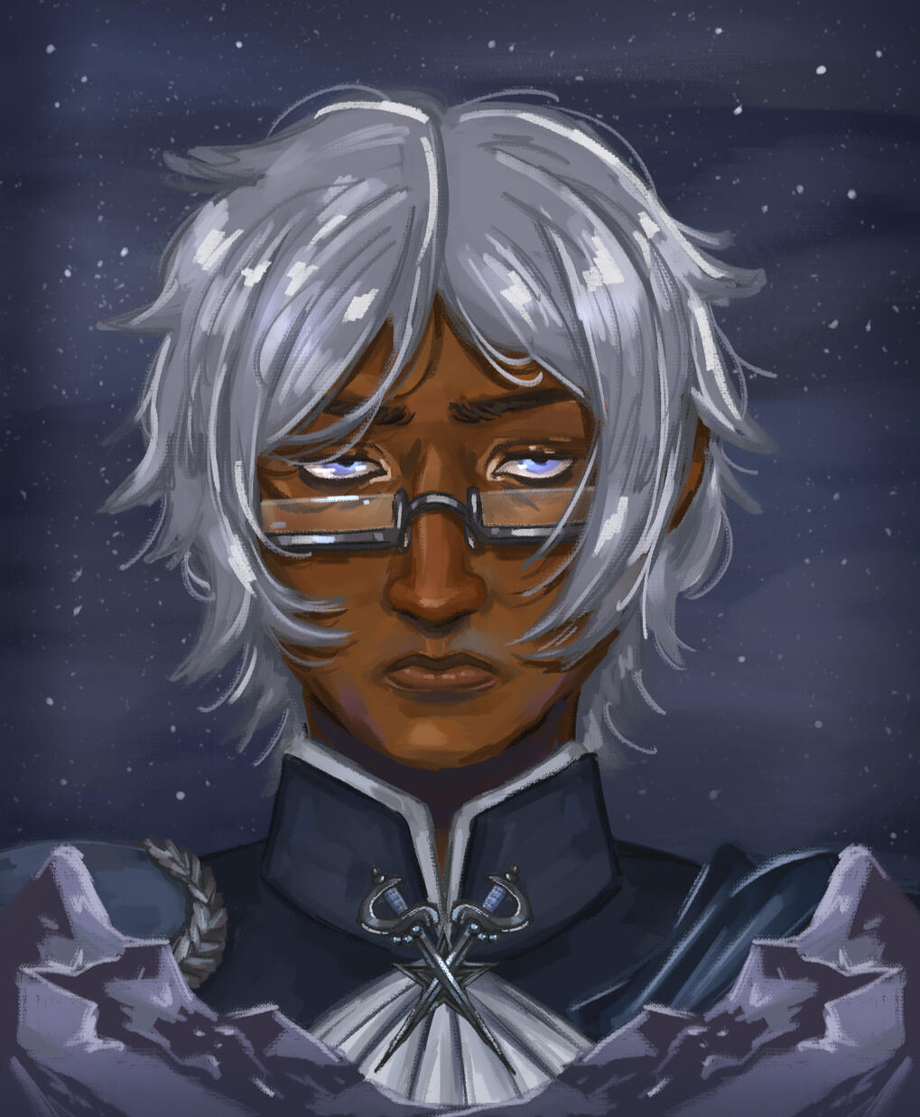 ianthe portrait | character belongs to @hexidecimaldrms